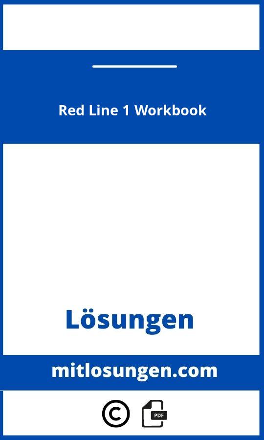 Red Line 1 Workbook Lösungen